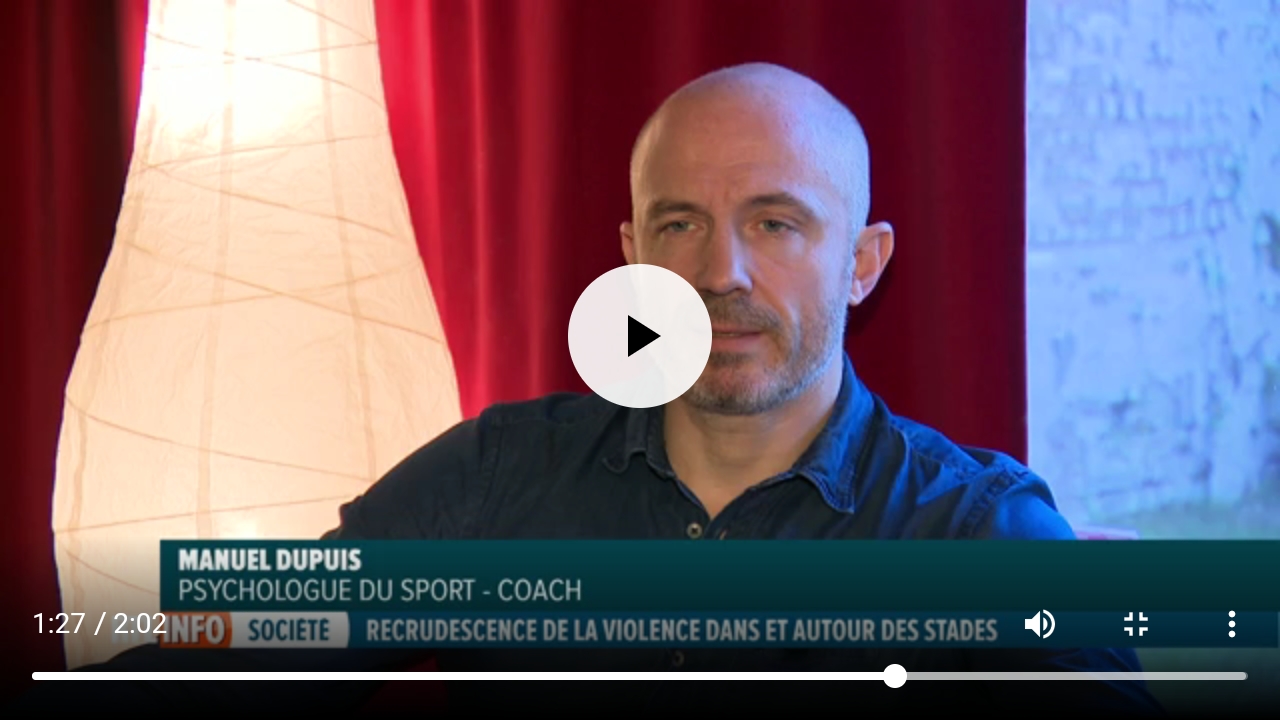 Manuel Dupuis psychologue du sport coach RTL TVI
